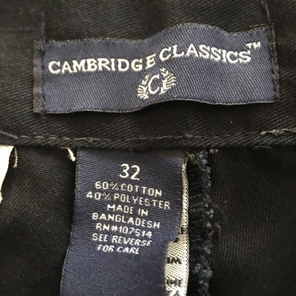 Cambridge Classics black Men’s pants - Picture 3 of 3